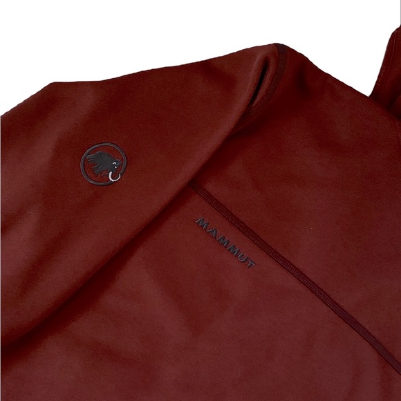 Mammut Borah Fleece Polartec Thermal Pro Soft-shell Hoodie Red Small - Picture 7 of 12
